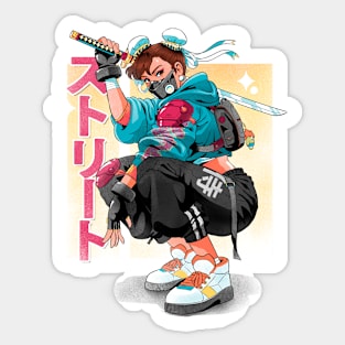 Street Samurai Sticker